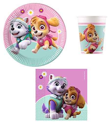 Procos-DY10273867 La Patrulla Party Set, Multicolor, 33 x 33 cm (DY10273867)