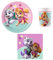 Procos DY10273867 - Paw Patrol Skye & Everest Party Set Small, Teller, Becher und Servietten, Tischdeko, Geburtstagsdekoration