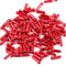 SUIOPPYUW Pack of 50 Mountain Bike Brake Wires Tail Caps Shifter Cable Protector Cover Sleeve Ends Cycling Accessories, Red