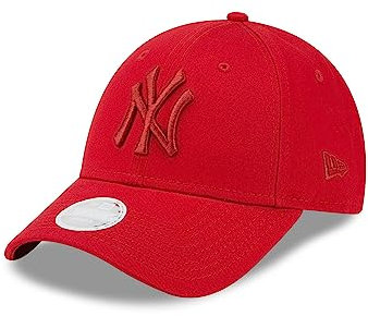 New Era New York Yankees Fanaccessoire Cap Basecap Kappe für Frauen Mädchen rot Teamlogo NY verstellbar Baseball - One-Size