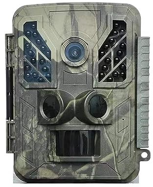 DELURA Trail Camera 32MP 4K HD Outdoor Wildlife Game Hunting Trail Camera Traps With Wifi Control (Size : No WIFI)