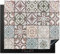 KitchenYeah© Copri Piano Induzione 60x52 cm Cucina Coprifornelli Copertura Protezione Cottura Tutto per la Cucina Mosaico - Marrone - Motivo