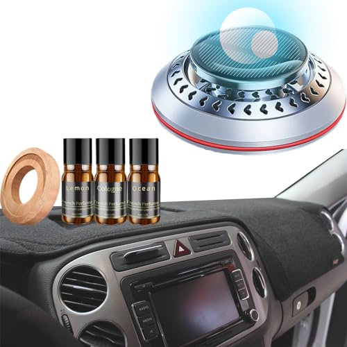 Bikenda Electromagnetic Molecular Interference Antifreeze Snow Removal Instrument, 2024 New Car Air Fresheners, Car Diffusers for Essential Oils, Car Fresheners for Men (White)