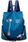 DEEVORCA Mode Rucksack Damen Elegant Tagesrucksack mit Anti Diebstahl Tasche Schultertasche für Reisen Urlaub Lässig Täglich Wasserdicht Damen Handtasche Leichtgewicht Schulrucksack Blau