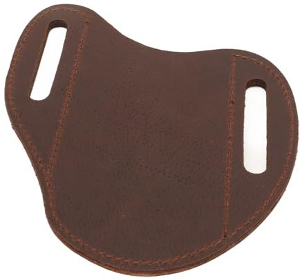 Fundas de Cuchillo de Cuero para Cinturón, Elegante Soporte Portátil para Cuchillos de Cinturón para Juegos (Brown)