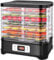 Nictemaw Essiccatore in Acciaio Inossidabile, Mini Essiccatore da Cucina con 8 Vassoi, Deidratatore con Regolatore di Temperatura, 400W, 35-70°C, Timer di 72h per Verdure, Frutta e Carne