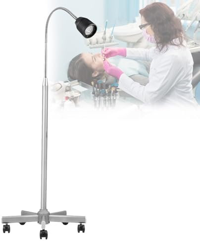 vanenferse Mobiles LED-Zahnärztliche Untersuchungen Lampe, Chirurgische Gynäkologie, Ambulante Behandlung, Stomatologie, HNO-Untersuchungslampe, Flexibler Schwanenhals Mehrwinkelbeleuchtung
