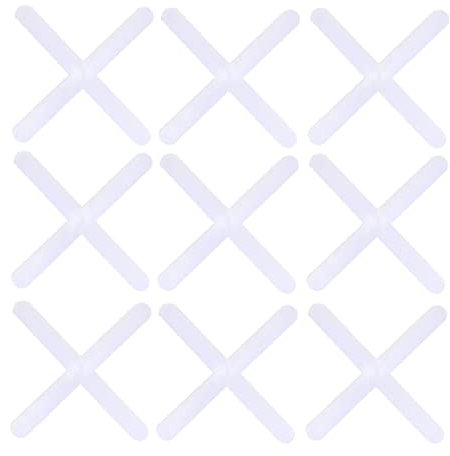 jojofuny 2000pcs Tile Spacers for Ceramic Installation Cross Grout Spacers for Floor Wall Tiling Pe Material for Neat Tile Layouts