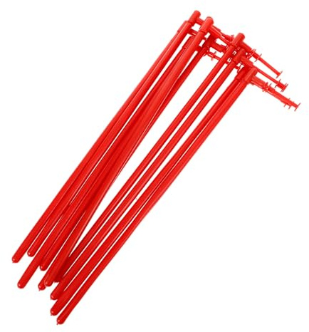Milisten 10 Stück Wiederverwendbare Robuste Windmühlenstäbe aus PVC mit Stabiler Struktur für Selbstgemacht Windmühlenbau im Garten und Praktische Bastelarbeiten