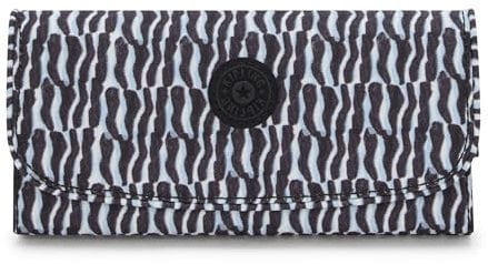 Kipling Money Land Large Wallet, Holiday Waves (Blue)
