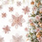 Gwhole Fiori per Albero di Natale Oro Rosa Champagne 21 pz 3 Taglie Decorazioni Albero di Natale Stelle di Natale Pink Addobbi Ornamenti Natalizi per Albero per Casa Interno Ghirlanda