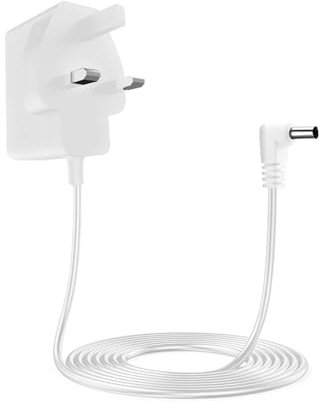5V Charger Compatible with HelloBaby HB66 HB50 HB6550 Baby Camera Monitor K05S050100U Replacement Power Adapter for Video Monitor Power Supply Charging Cord White
