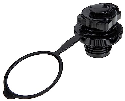 CORHAD Luftbett Luftventilabdeckung Luftventile für Boote Schwimmer Adapter Floas schlauchboot zubehör Kayak Accessories Ventilstopfen für Kajak Professionelle Ventilabdeckung pp Black