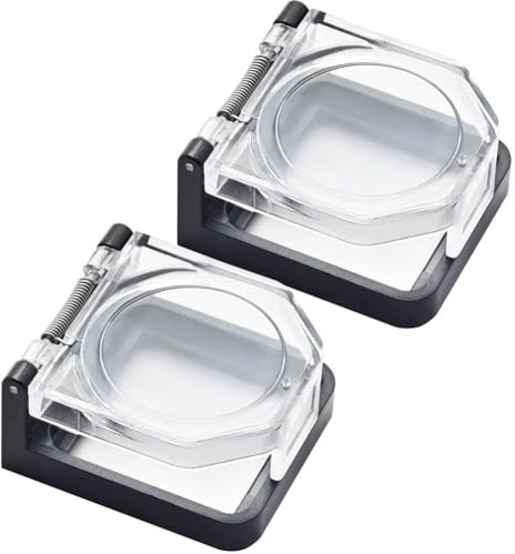 Pinafresa Couvercle pour interrupteur à pression d'alimentation, étanche et résistant aux chocs, protection de sécurité anti-poussière pour trou de montage de 25 mm A
