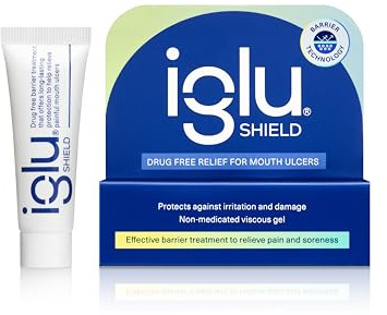 Iglu Shield Non-Medicated Mouth Ulcer Treatment. Effective Barrier to Protect ulcers, Relieving Pain and Soreness, 10g