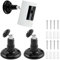 2 Pack Camera Mount Ring Stick Up Camera Wall Mount Bracket for Outdoor Camera/Pro/Indoor Cam/Wyze Cam/Eufy Cam/Arlo Cameras, Suitable for All Cameras with Standard 1/4 Thread Holes, Black