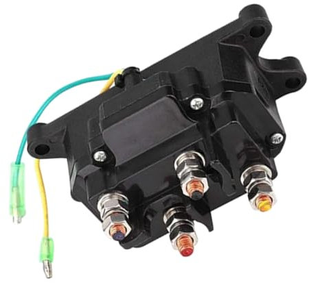 BUGUUYO Relais De Treuil Contacteur Solénoïde 12 V 250 A Montage Pour Treuil De Camion Vtt