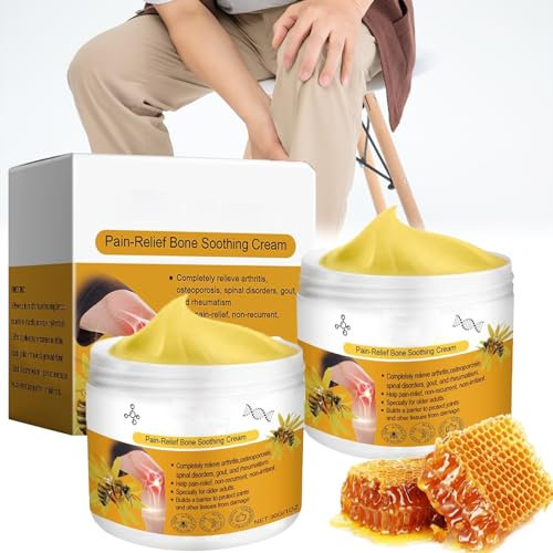Veleno D'api e Curcuma, 2 pezzi Crema Veleno D'api, Veleno D'api, Unguento Contro Le Api, Contro L'unguento Dell'ape, Crema Corpo per Pelle Secca, Crema Curativa Articolare Ultra Resistente da 30g
