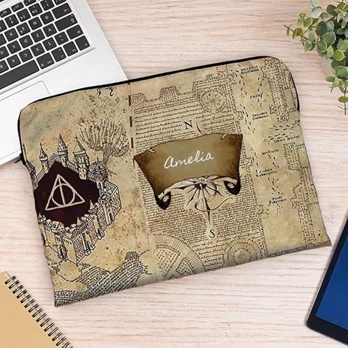 Wanapix | Housse pour Ordinateur Portable 13/14 Pouces | Pochette de Protection Sacoche Ordinateur Portable | 36x25 cm | Films sur Les magiciens