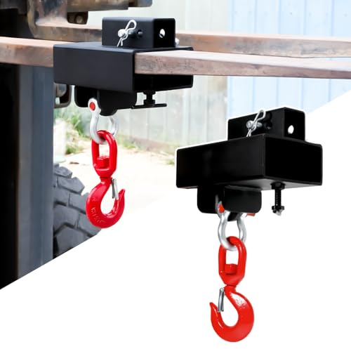 Forklift Lifting Hook with Trailer Hitch