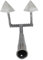 VICASKY 1 herramienta de picar práctica triangular multiusos para fertilizar, excavar y jardinería, cabezal de picado agrícola resistente y duradero para una eficacia eficaz