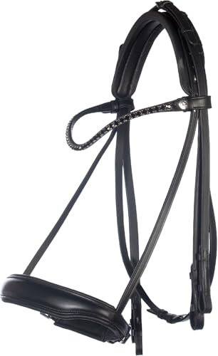 HKM Grace Bridle Black Cob