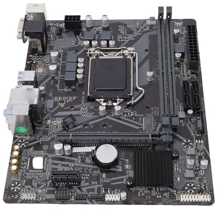 Asixxsix H410M V3 S2 M ATX-Mainboard, Dual-Channel-DDR4-DIMM-PCIe-3.0-SATA-III-USB-3.2-Gen1-PC-Mainboard, für LGA 1200 intell Core Pentium Prozessoren der 10. Generation