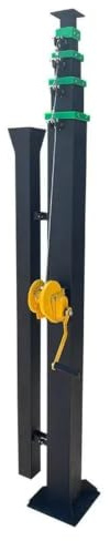 Hand Lift Mast, Telescopic Heavy Lift Pole 4 Meters 10 Meters