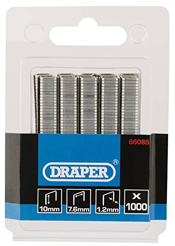 Draper 66085 1000 Staples in Box, 10mm