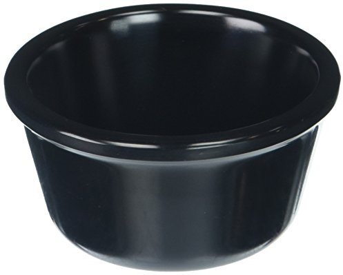 Winco Plain Ramekins, 4-Ounce, Black