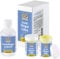 ARIES Obstfliegenfallen-Set mit 2 Fruchtfliegenfallen und 250ml Lockstoff Köderflüssigkeit
