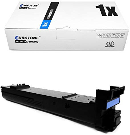 Eurotone Toner Ersatz, QMS 4650 Cyan kompatibel für Konica Minolta, A0DK452
