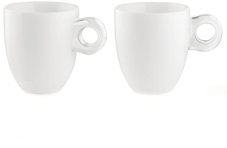 Fratelli Guzzini Gocce Tazze, SMMA|Porcelain, 2 unità (Confezione da 1)