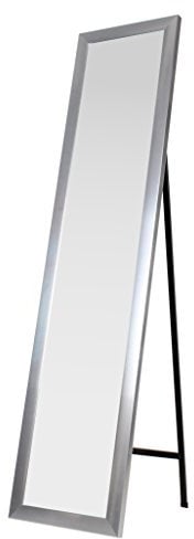 King Collection S1710528 Specchio da Pavimento con Cornice, Silver, 30X150H