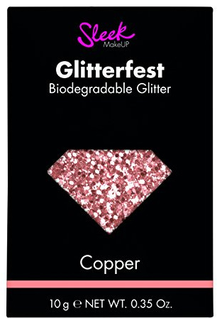 Sleek Makeup Sleek Makeup Glitterfest Biodegradable Glitter Copper 10g