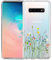 Unov Hülle Kompatibel mit Galaxy S10 Hülle klar Transparent Schlanke Schutzhülle Weich TPU Stoßstange Geprägtes das Muster Stoßdämpfung 6.1 Zoll (Blumen Blumenstrauß)
