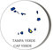 CAPE VERDE COUNTRY MAPPED 38mm Round Fridge Magnet