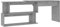 vidaXL Bureau d'angle Gris béton 200x50x76 cm Aggloméré