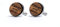 Manschettenknöpfe für den Vater der Braut, aus natürlichem Holz, Hochzeitsgeschenk, klassischer Herrenschmuck, Hemd-Manschettenknöpfe, Geschenk für Männer, Hochzeits-Manschettenknöpfe