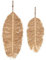 Atmosphera - 2er-Set Wanddeko Oasis - Bast - Beige