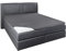 Beddress - Elastan-Jersey-Spannbettlaken für Boxspringbett Topper Matratzen bis 10 cm, Anthrazit, 180-200 x 200-220 cm, 95% gekämmte Baumwolle + 5% Elastan, OekoTex