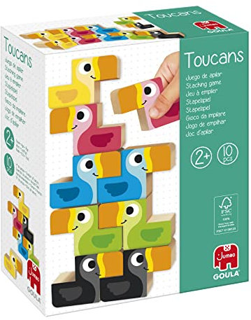 Goula - Toucans Lernspiel zum Stapeln für Kinder ab 2 Jahren