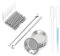 DIYESMART Kit de Peinture: 120 Boules de Mélange, 20 Plateaux, 2 Agitateurs, 2 Pipettes 3 ml pour Aérographe, Bricolage et Modélisme