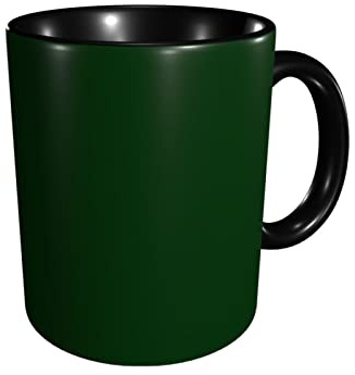 AOOEDM Olive Green Ceramic Coffee Mugs 11oz Novelty Tea Cup Gifts for Office and Home Kitchen Microwave Safe