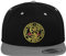 Cobra Kai Offizielles Lizenzprodukt Patch Premium Snapback Cap (Schwarz-Dunkelgrau), Einheitsgröße