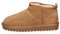 Colors of california Short Winter Boot in Suede Color Tan, Taglia 39 EU