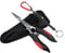Long Nose Fishing Pliers Stainless Steel Fish Hook Remover with Lanyard for Freshwater Saltwater Fishing Gifts for Men Red