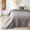 CalmyHOME Tagesdecke 170x220 Grau Bettüberwurf Bett Überwurf Sofaüberwurf Steppdecke Sofa Decke Überwurfdecke Betthusse XXL Überdecke Gesteppte Tagesdecken gesteppt Quilt Bedspread
