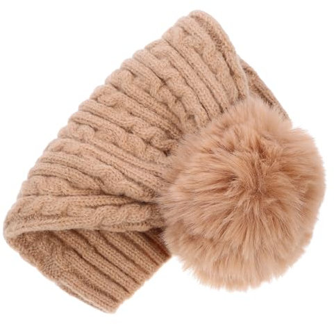SAFIGLE Strickmütze Mit Verstellbarem Design Stilvolle Einfarbige Bommelmütze Für Damen Und Herren Modische Retro-beanie Für Kalte Tage Warm Und Bequem