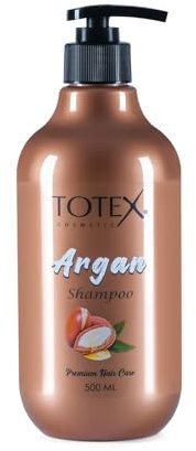 Totex Haarshampoo mit Arganöl | Premium Unisex Haarpflege für brüchiges, geschädigtes Haar und Haarwachstum 500ml